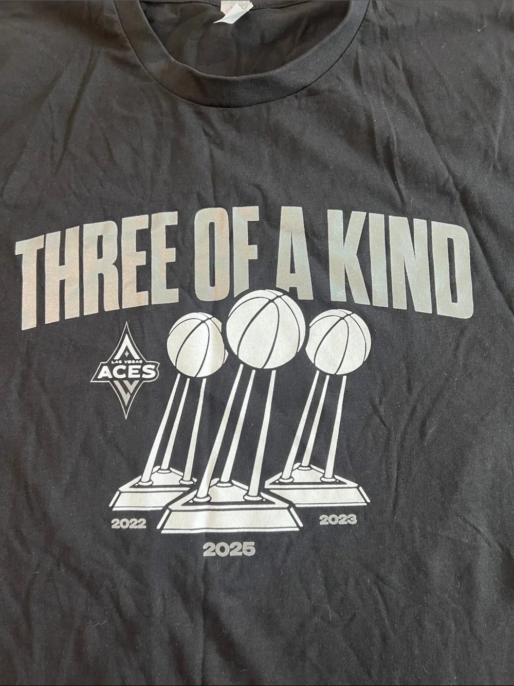 Las Vegas Aces Trophy three of a kind shirt